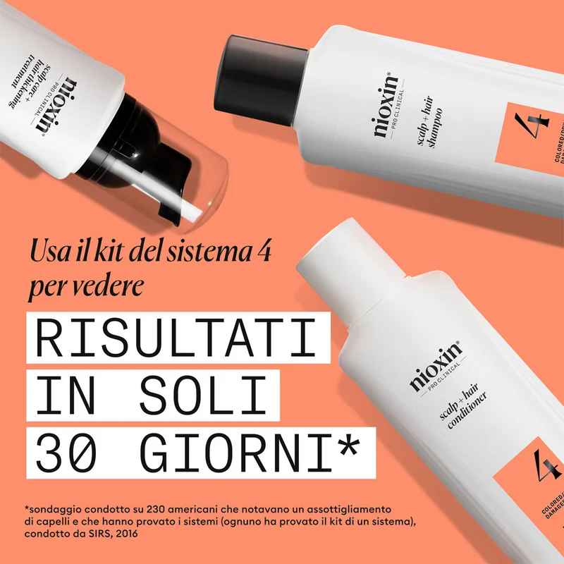 Nioxin Sistema 4 Scalp + Hair Conditioner 300ml - balsamo anti assottigliamento avanzato