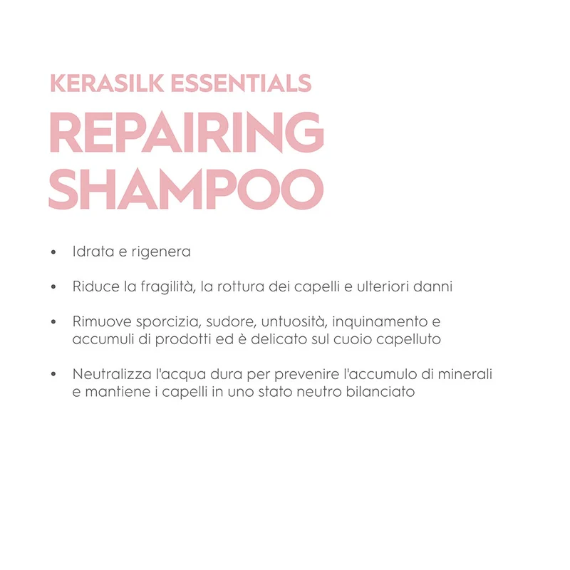 Kerasilk Essentials Repairing Shampoo 75ml - shampoo fortificante