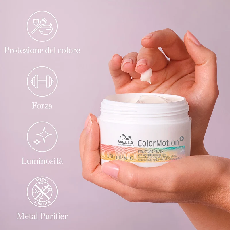 Wella ColorMotion+ Structure Mask 75ml - maschera ristrutturante