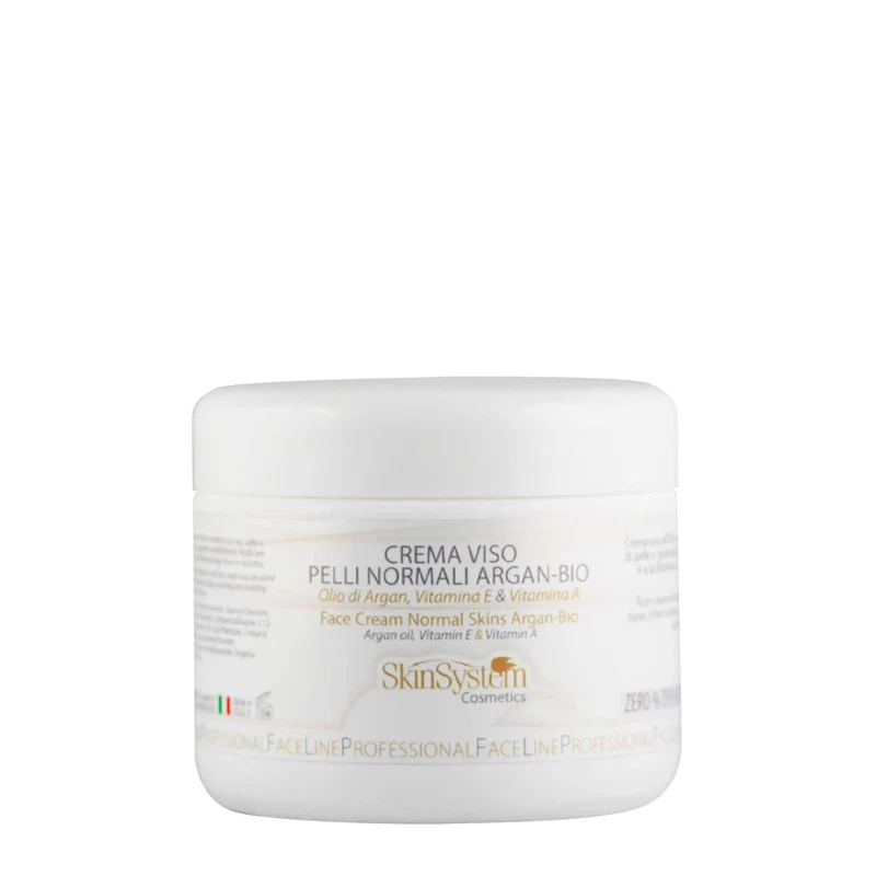 SkinSystem Face Cream Normal Skin Argan-Bio 250ml - crema viso prime rughe