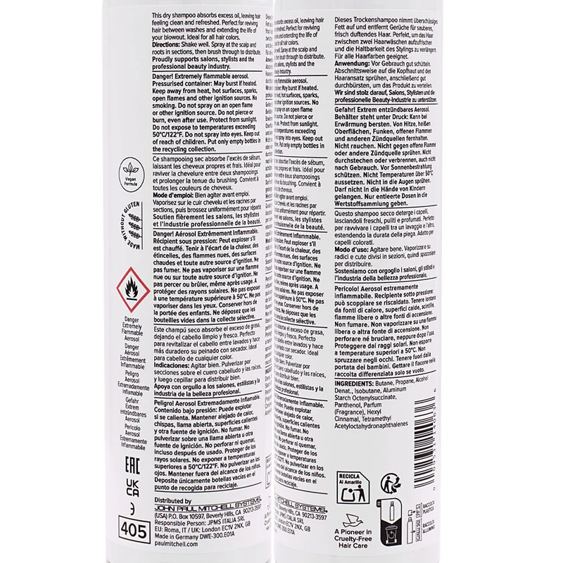 Paul Mitchell Soft Style Dry Wash 300ml - shampoo secco