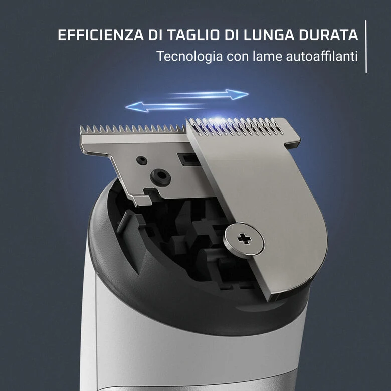 Rowenta TN8934 tagliacapelli Nero, Bianco 7 Nichel-Metallo Idruro (NiMH)