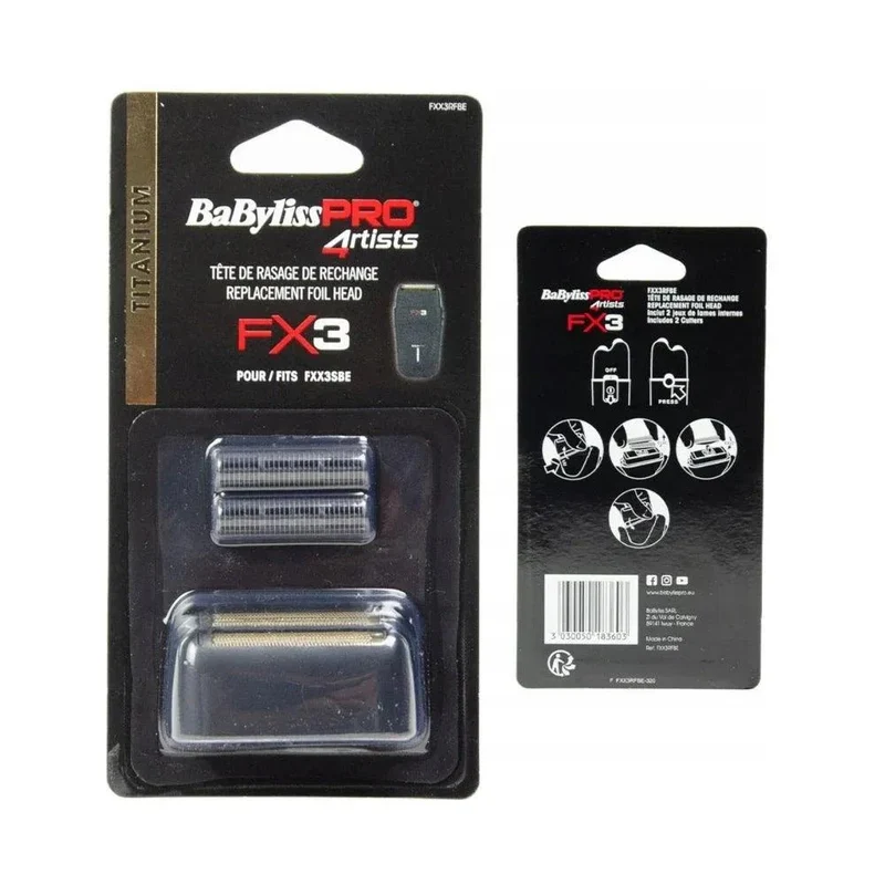 Babyliss Pro 4Artists Testina di Ricambio Foil per FX3 Rasoio FXX3SBE