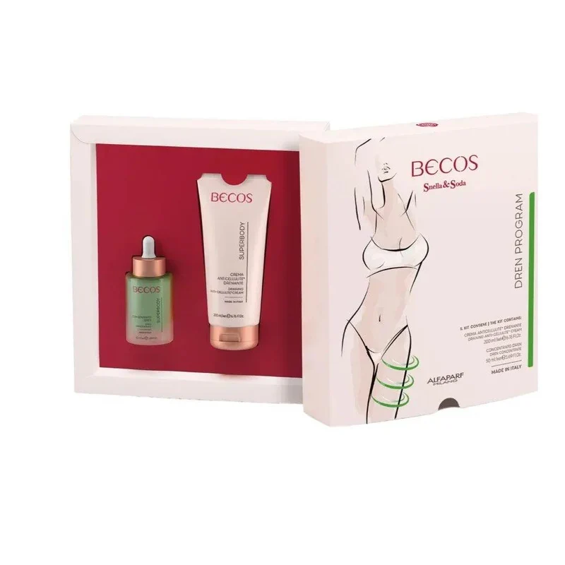 Becos Kit Dren Program Snella & Soda anticellulite trattamenti