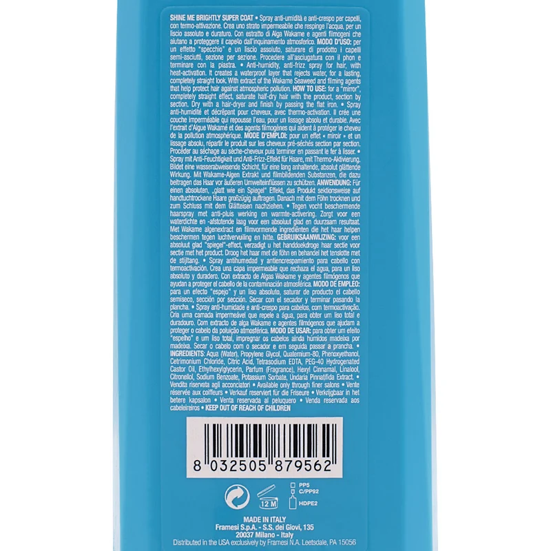 Framesi For-Me 119 Shine Me Brightly Super Coat 150ml - spray illuminante effetto specchio