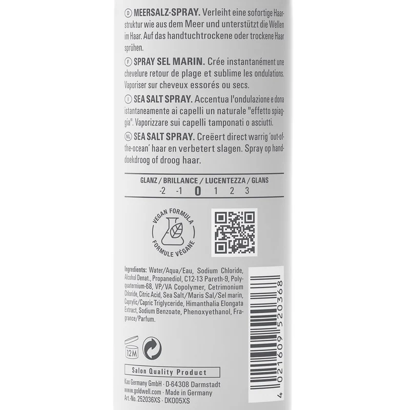 Goldwell Stylesign Sea Salt Spray 200ml - spray al sale marino