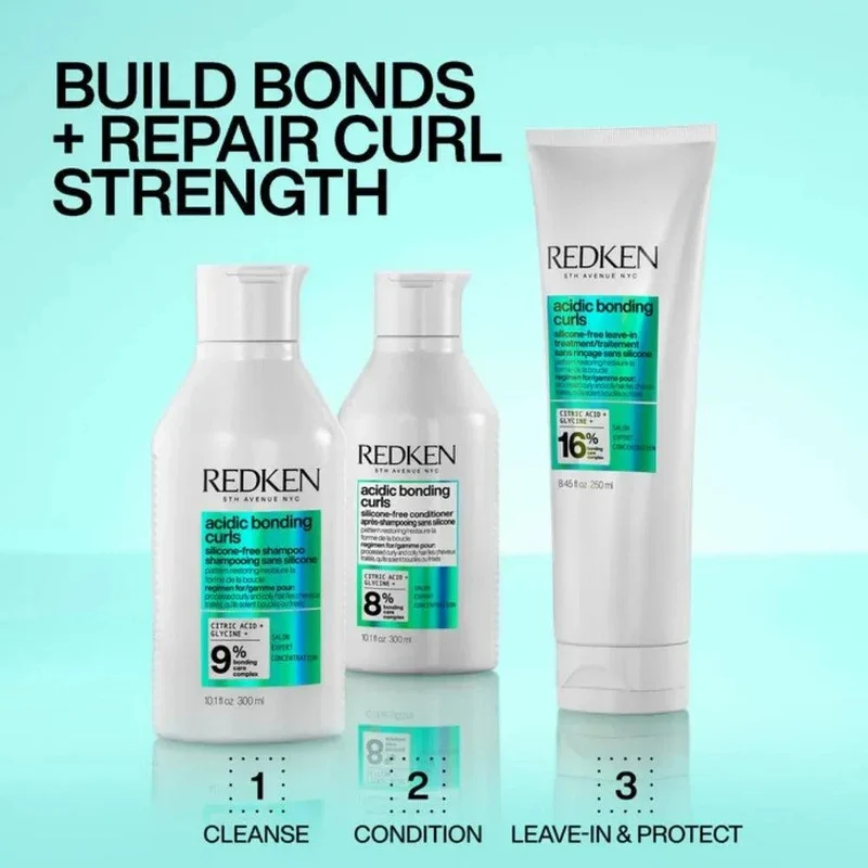 Redken Acidic Bonding Curls Trio Shampoo balsamo e Treatment