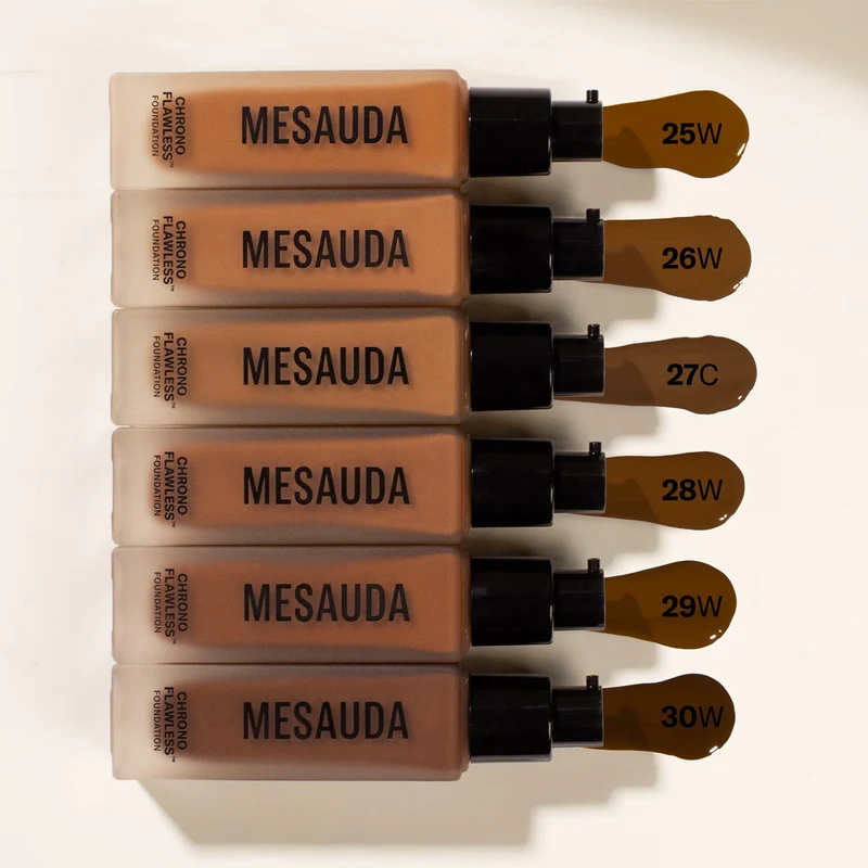 Mesauda Beauty Chrono Flawless Foundation 30W 30ml - fondotinta fluido a lunga tenuta
