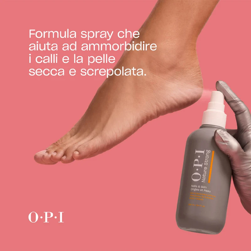 OPI Nature Strong Skincare Soft & Gone Callus Softener 250ml - spray ammorbidente per calli