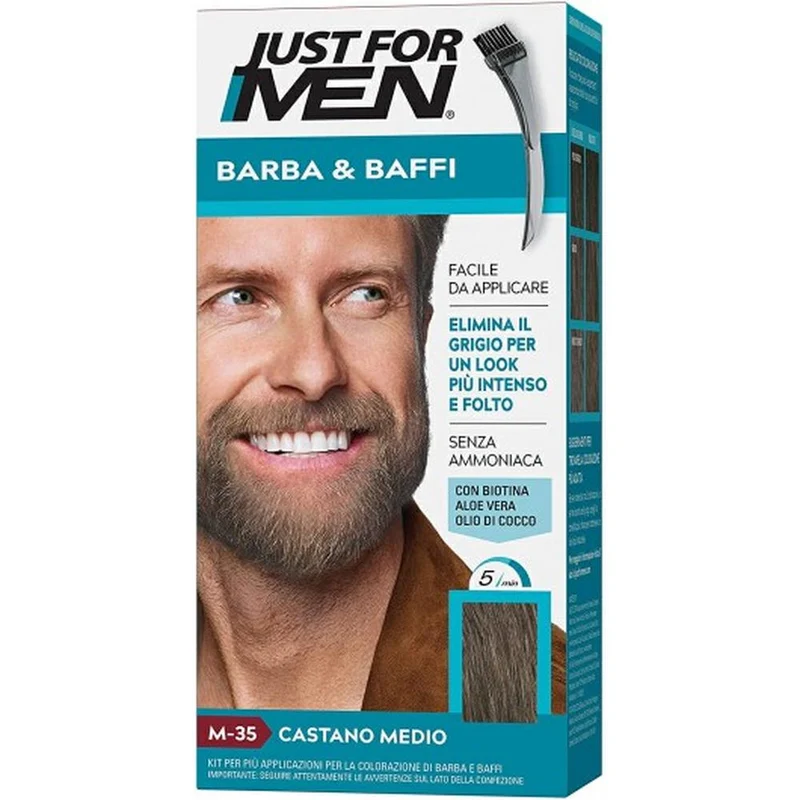 JUST FOR MEN BARBA E BAFFI CASTANO MEDIO