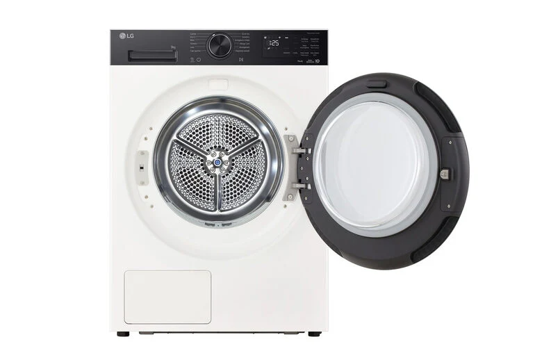 LG RNX5009TWBB Serie X5 Asciugatrice Libera Installazione 9 Kg, Pompa Di Calore Dual Inverter, Turbo Dry, AI Dry, Wi-Fi, Allergy Care, Classe B, Bianco