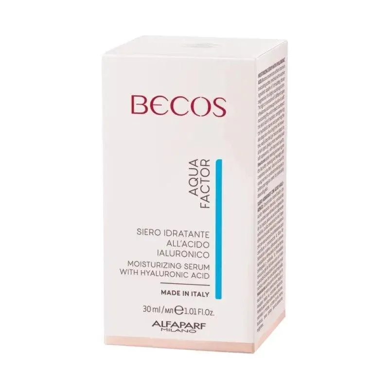 Becos Aqua Factor Siero Idratante All'Acido Ialuronico 30ml
