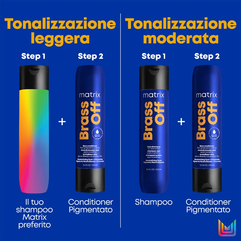 Matrix Haircare Brass Off Blue Conditioner 300ml - balsamo anti arancio