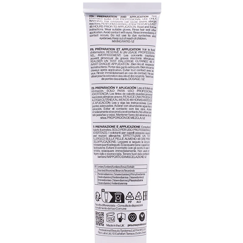 Crazy Color Rapid Toner 01 Candy Pink 100ml - tonalizzanti veloci
