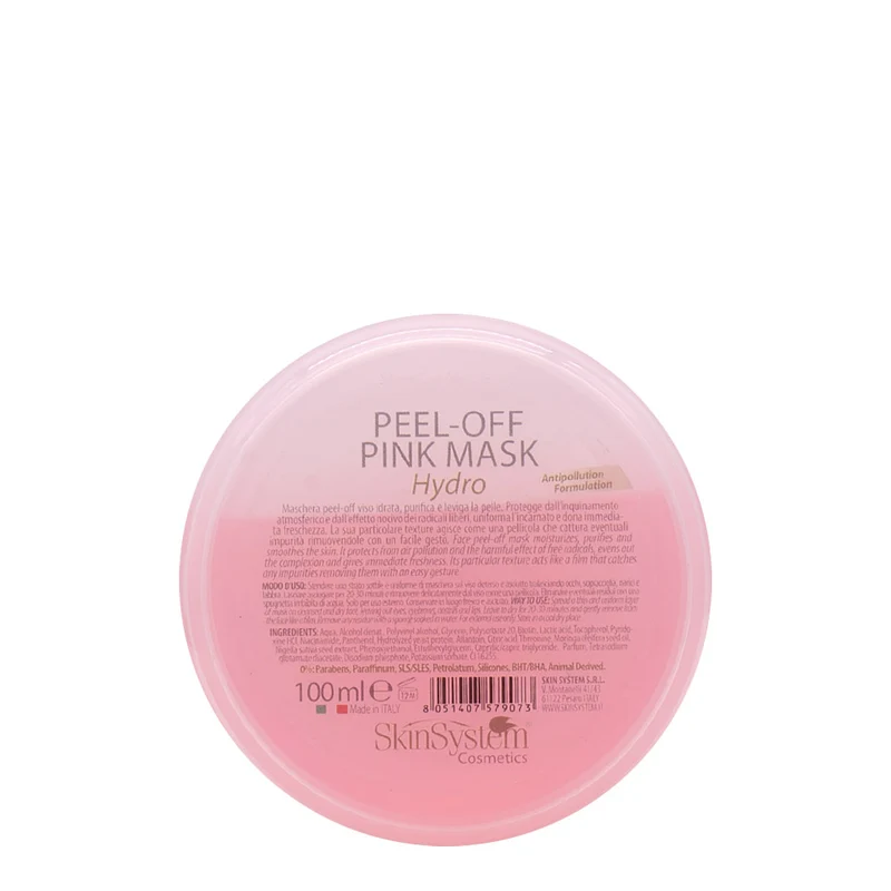 SkinSystem Peel Off Pink Mask Hydro 100ml - maschera peel-off purificante