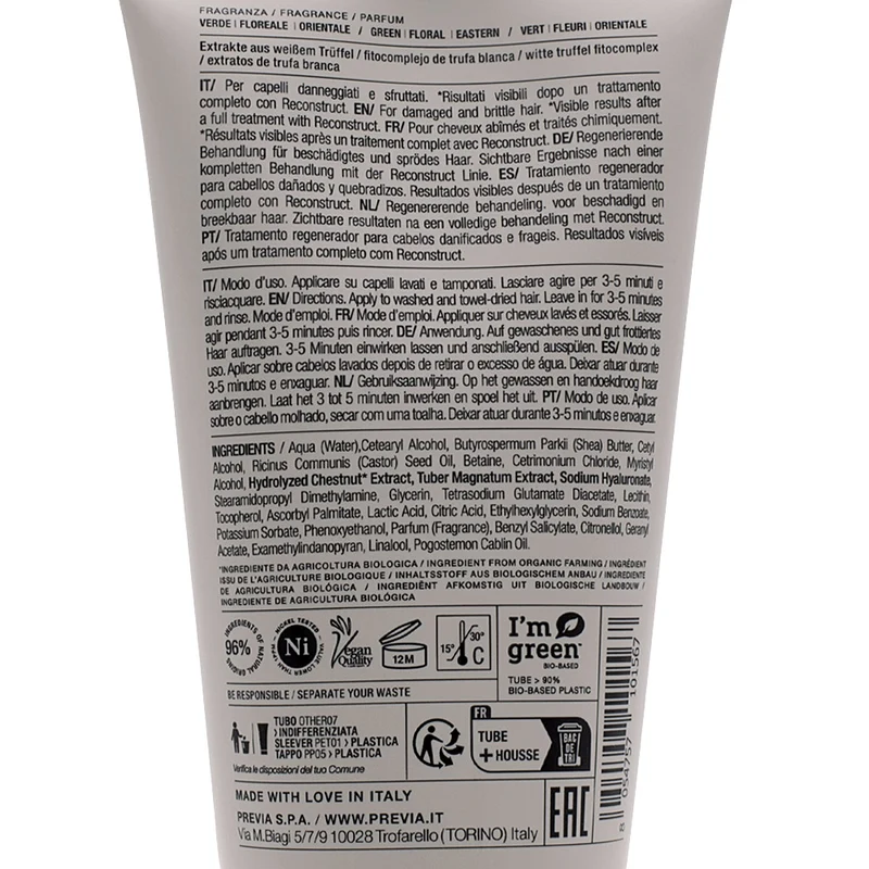 Previa Reconstruct Regenerating Treatment 150ml - maschera rigenerante intensiva