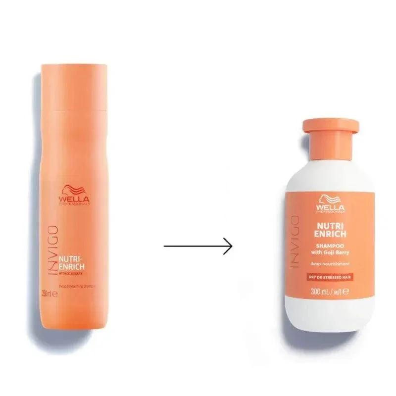 Wella Professionals Invigo Nutri Enrich Shampoo per capelli secchi e sfibrati 300ml