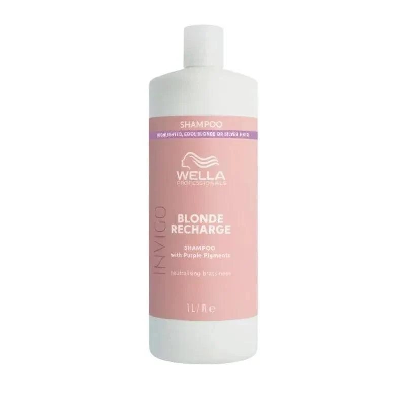 Wella Professionals Invigo Blonde Recharge Cool Blonde Shampoo capelli biondi o grigi