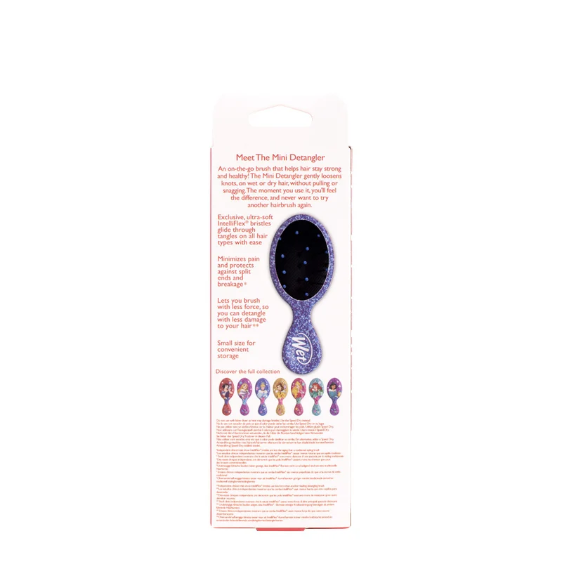 WetBrush Pro Mini Detangler Disney Glitter Ball Cinderella - mini spazzola scioglinodi