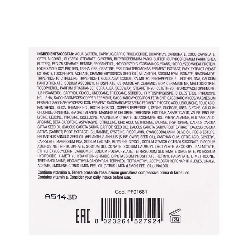Diego dalla Palma Professional Gold Redensifying Anti-Age Cream 50ml - crema anti età ridensificante