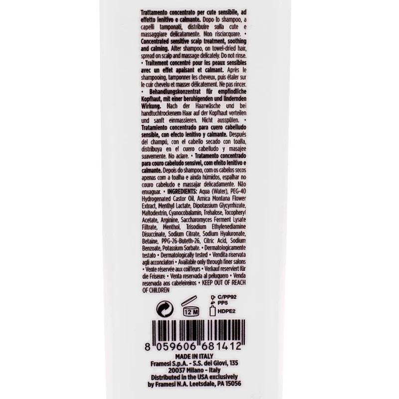 Framesi Morphosis Scalp Destress Serum 100ml - siero lenitivo cute sensibile