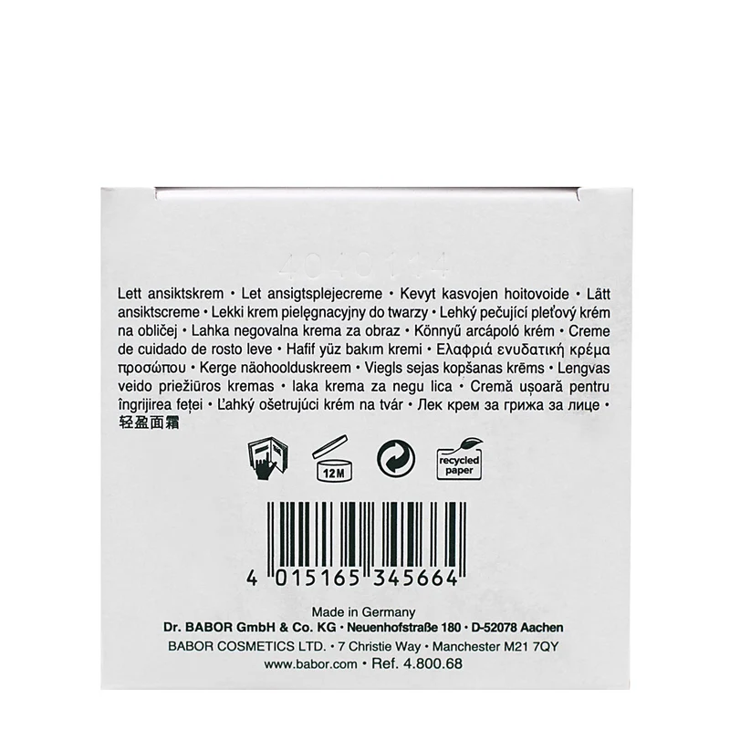 Babor Doctor Babor Doc Cleanformance Moisture Glow Gel-Cream 50ml - crema viso idratante