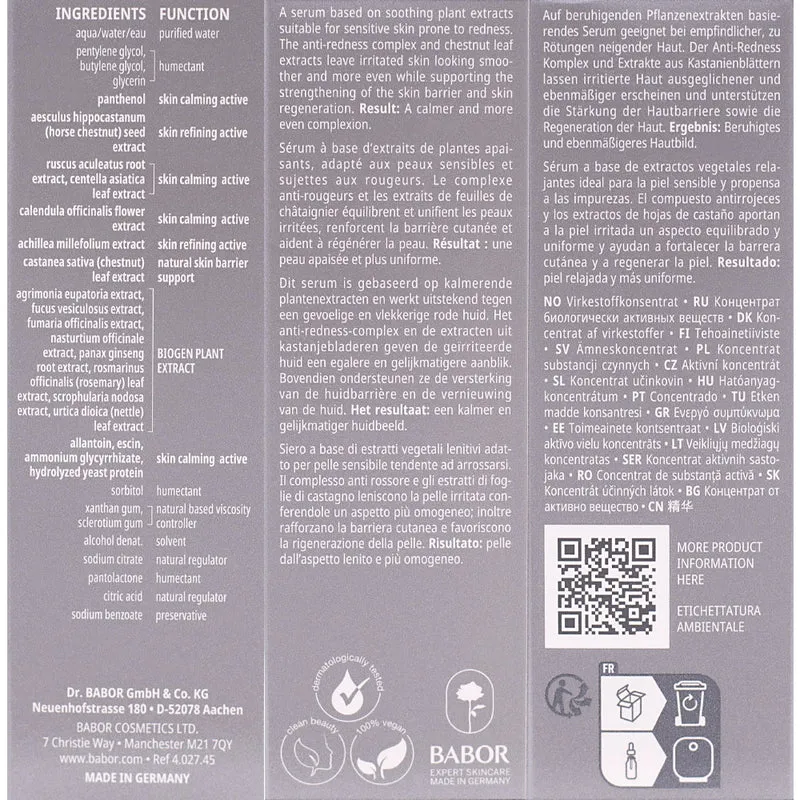 Babor Doctor Babor Sensitive Anti-Redness Serum 30ml - siero viso pelle sensibile anti rossori