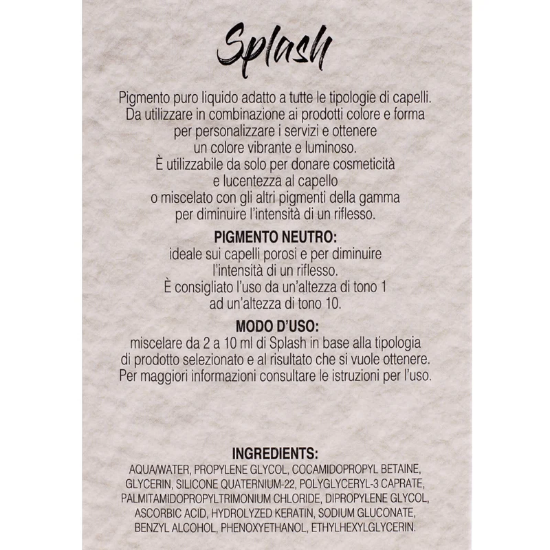 Creattiva Splash Pigmento Puro Neutro 2x90ml