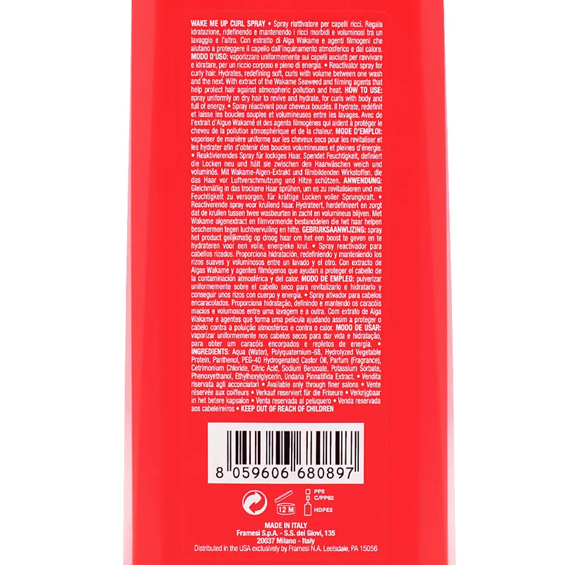 Framesi For-Me 227 Wake Me Up Curl Spray 150ml - spray riattivatore ricci