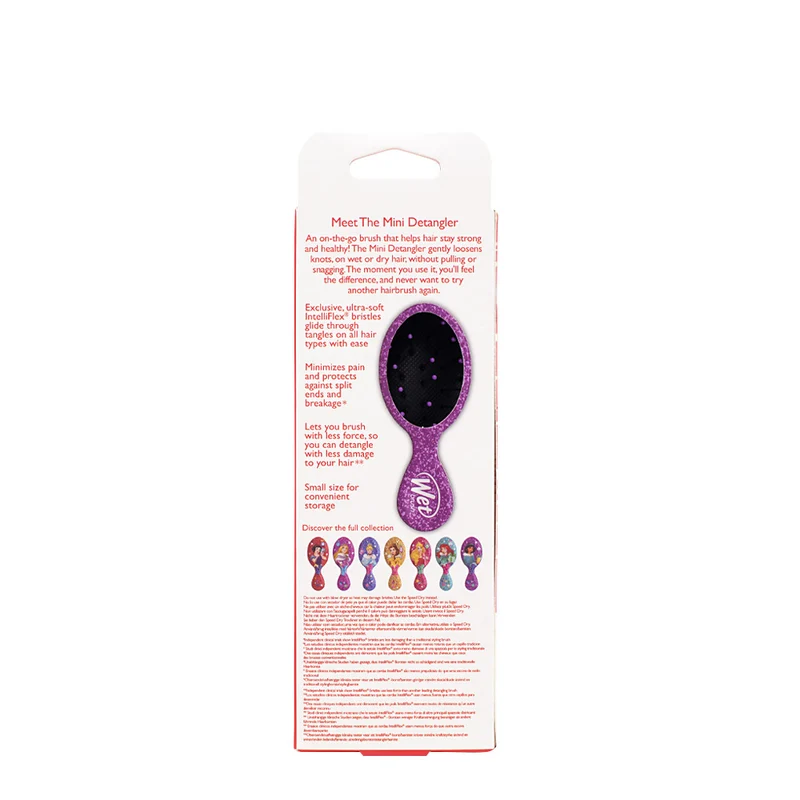 WetBrush Pro Mini Detangler Disney Glitter Ball Jasmine - mini spazzola scioglinodi