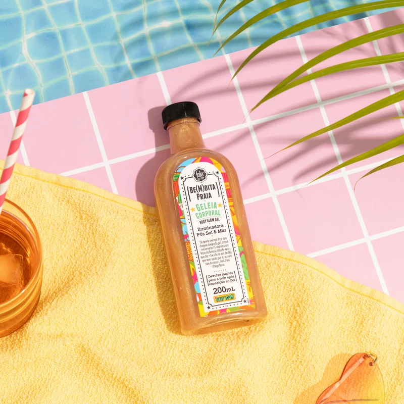 Lola From Rio Be(M)dita Praia Geleia Corporal 200ml - gel corpo illuminante idratante doposole