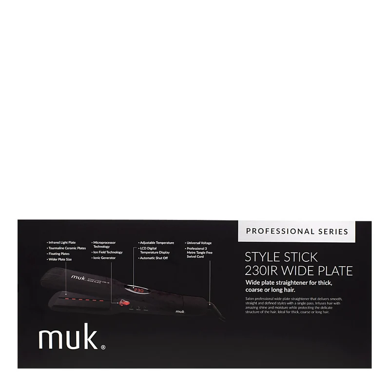 Muk Style Stick 230IR Wide Plate - piastra capelli grossi
