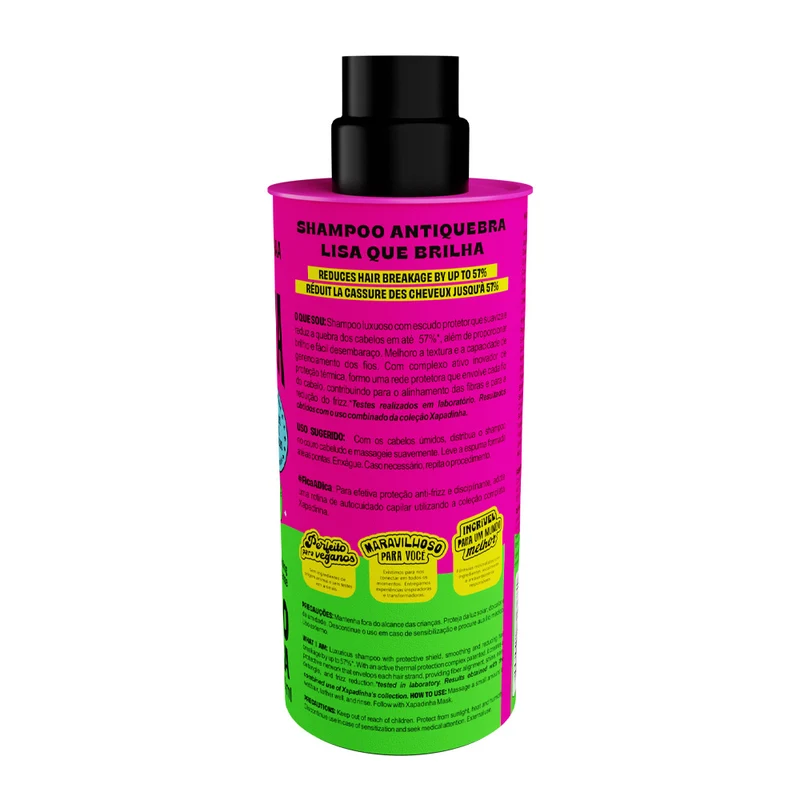 Lola From Rio Xapadinha Shampoo Antiquebra 250ml - shampoo anticrespo