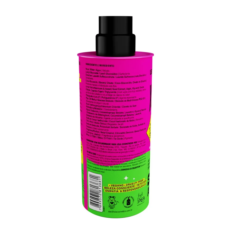 Lola From Rio Xapadinha Shampoo Antiquebra 250ml - shampoo anticrespo