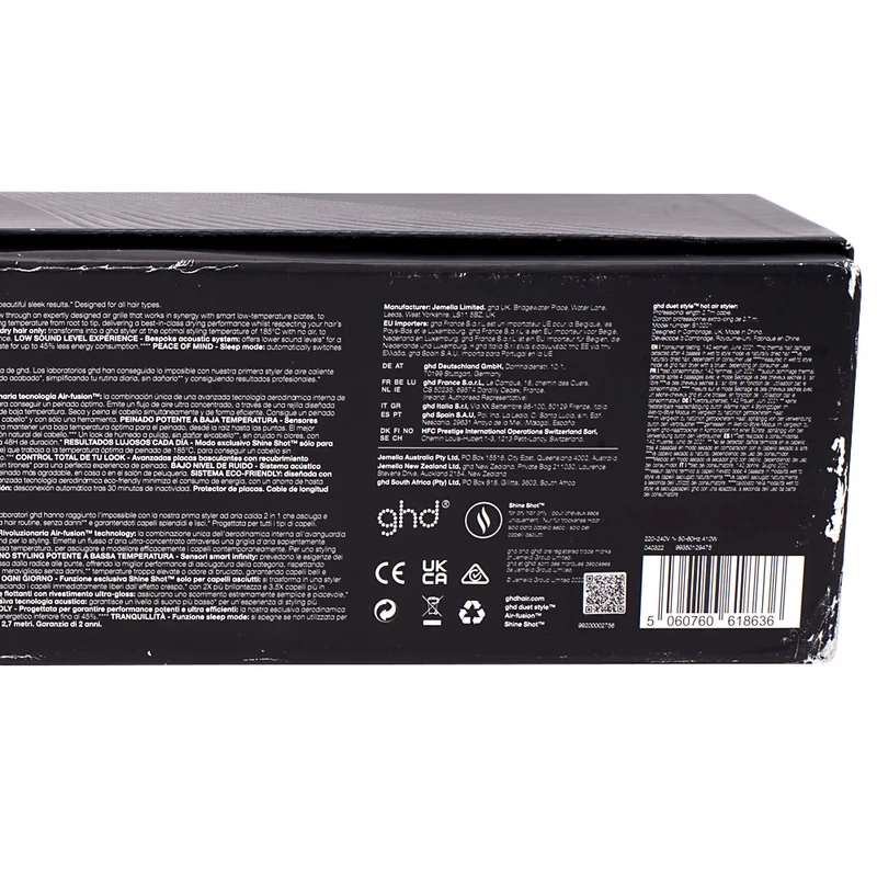 Hair Galllery Resi Come Nuovi Ghd Duet Black - imballaggio danneggiato