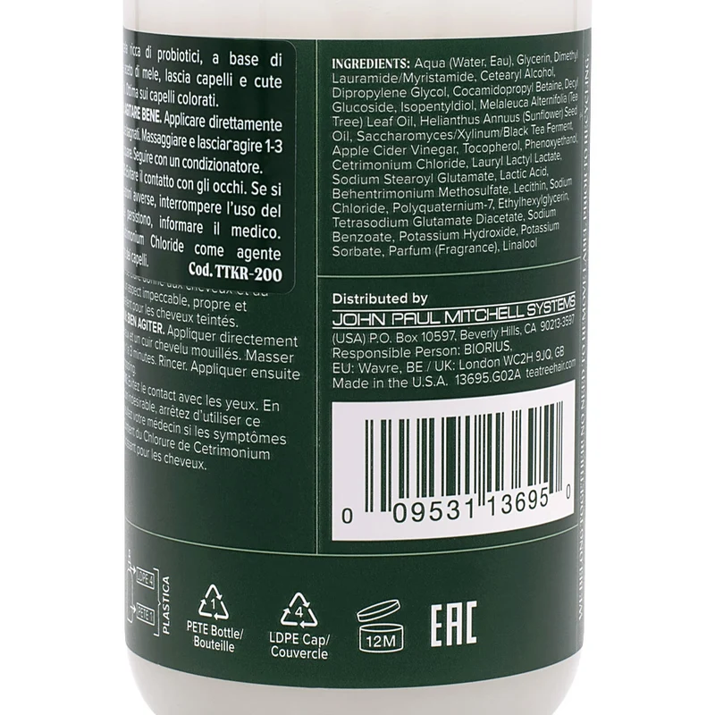 Paul Mitchell Tea Tree Special Detox Kombucha Rinse 200ml - lozione purificante