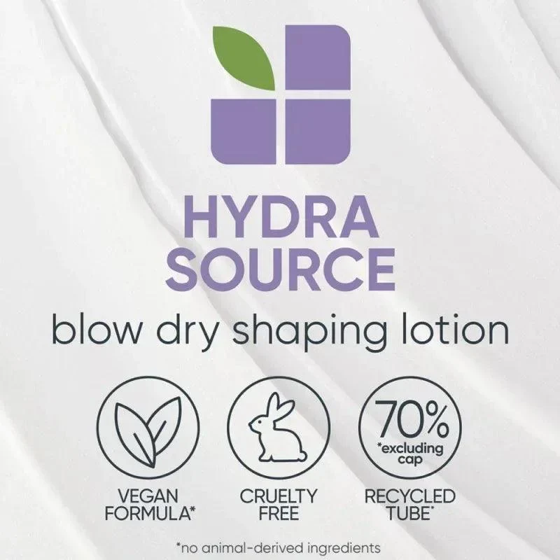 Biolage Hydra Source Blow Dry Shoping Lotion idratante capelli 150ml