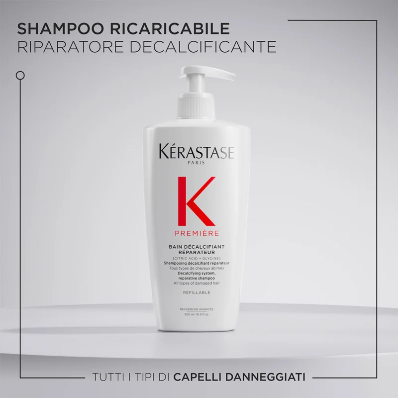 Kerastase Premiere Bain Décalcifiant Réparateur 500ml - shampoo capelli dannaeggiati