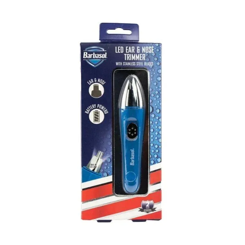 Barbasol Trimmer Led per Orecchie e Naso