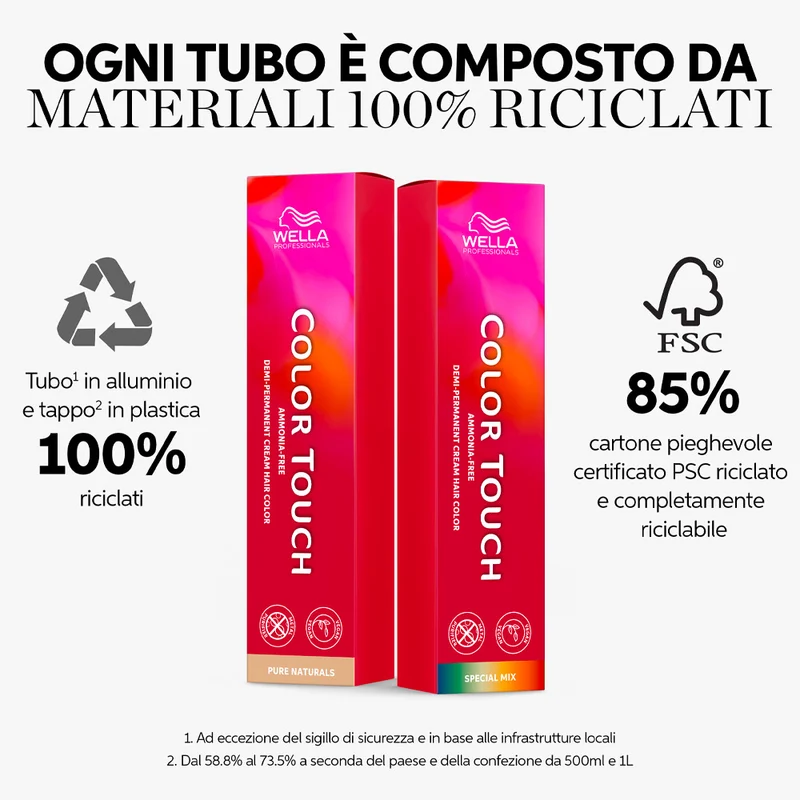Wella Color Touch Rich Naturals 4/19 Castano Medio Cenere Cendrè 60ml - colore semi permanente senza ammoniaca
