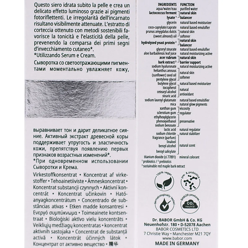 Babor Doctor Babor Doc Cleanformance Moisture Glow Serum 30ml - siero viso illuminante idratante