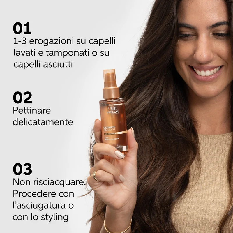 Wella Ultimate Smooth Oil Serum 100ml - serum anticrespo