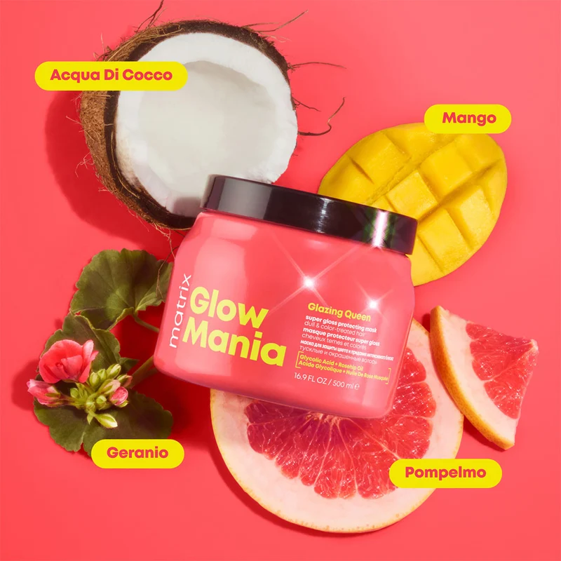 Matrix Haircare Glow Mania Mask 500ml - maschera capelli spenti e colorati