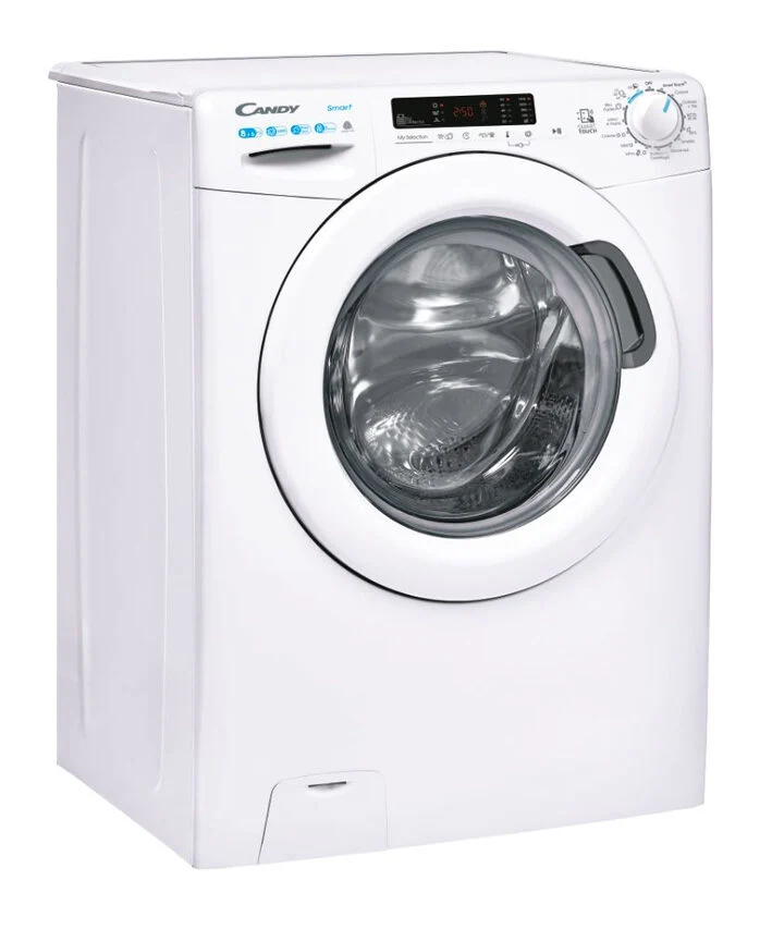 Candy Smart CSWS 4852DE/1-11 lavasciuga Libera installazione Caricamento frontale Bianco E