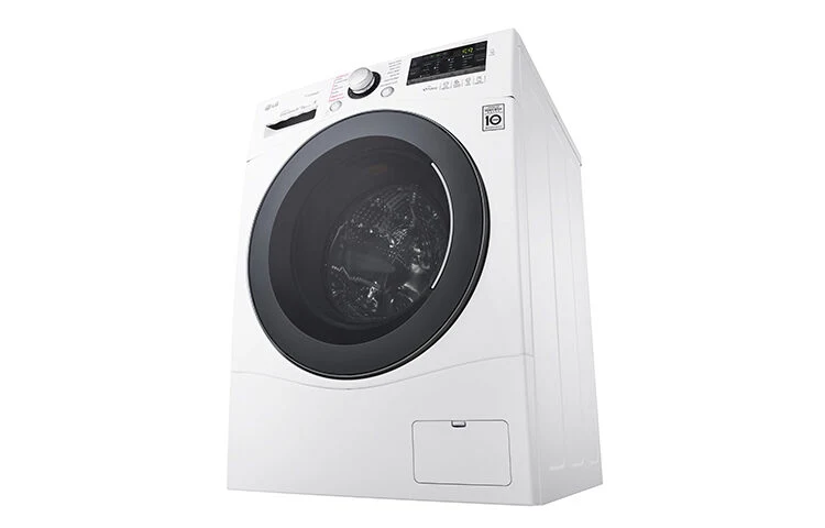 LG FH4A8FDH2N lavasciuga Libera installazione Caricamento frontale Nero, Bianco