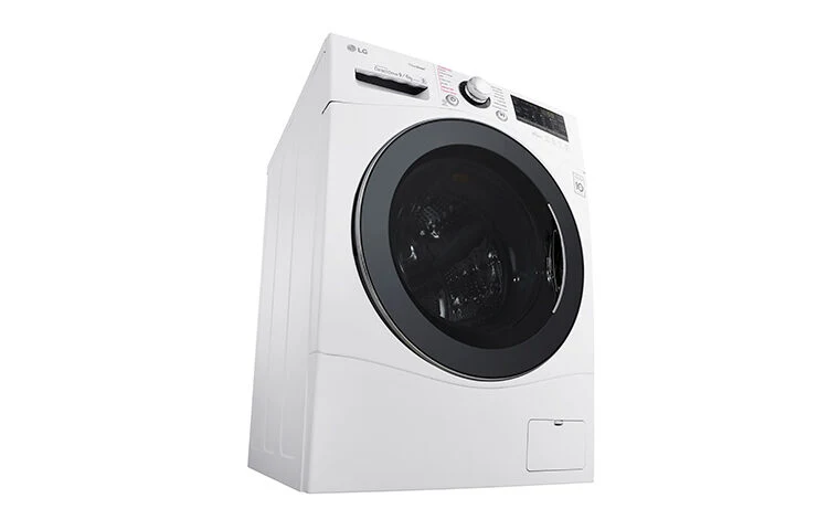LG FH4A8FDH2N lavasciuga Libera installazione Caricamento frontale Nero, Bianco