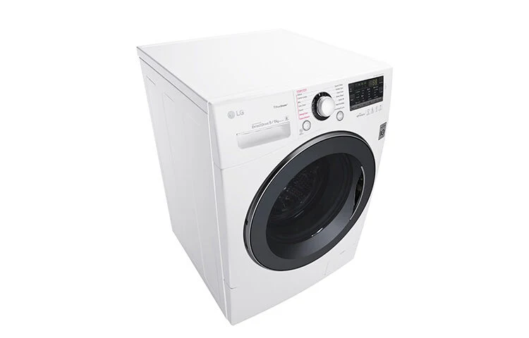LG FH4A8FDH2N lavasciuga Libera installazione Caricamento frontale Nero, Bianco