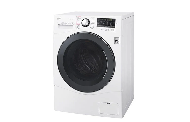 LG FH4A8FDH2N lavasciuga Libera installazione Caricamento frontale Nero, Bianco