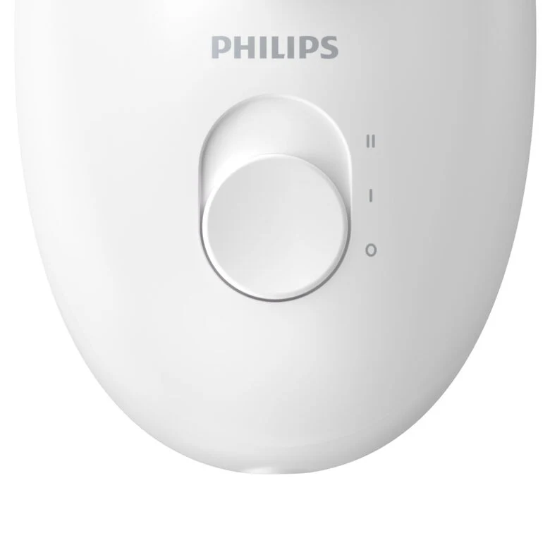 Philips Satinelle Essential Epilatore compatto, per gambe, con filo + 2 accessori
