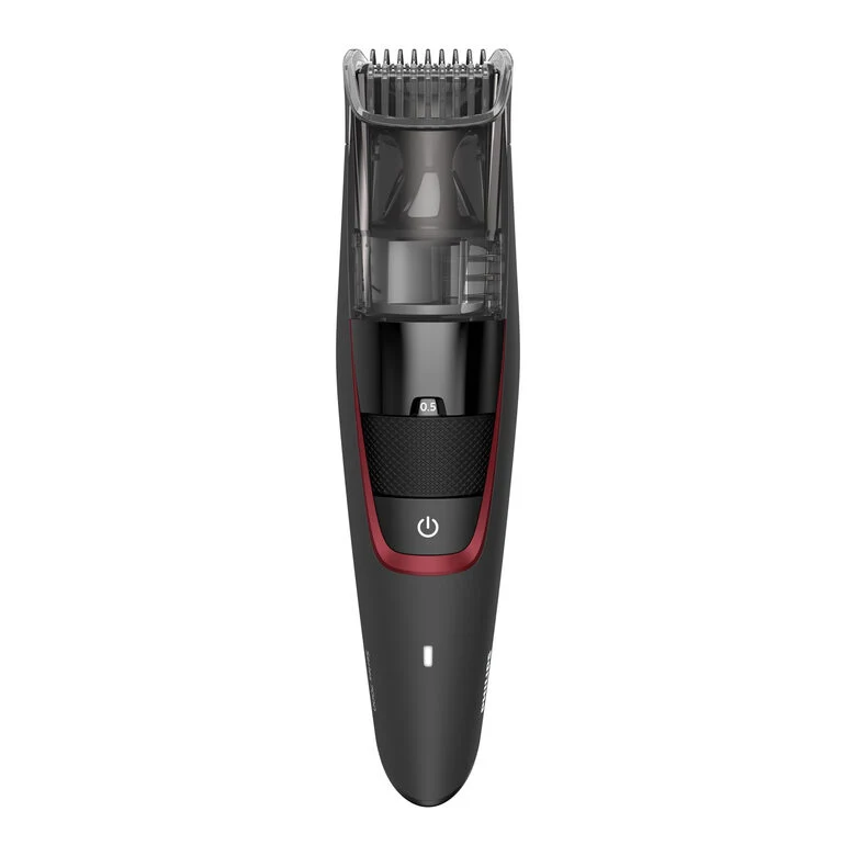 Philips BEARDTRIMMER Series 7000 Regolabarba con sistema aspirante, regolazioni da 0,5 mm
